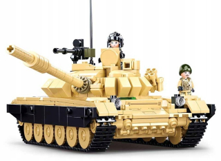 Stavebnica, slamky - BLOCKI SLUBAN MB Vojenský tank T72 770 ks