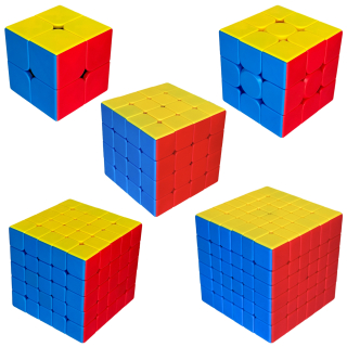 SADA KOCEK 2x2 + 3x3 + 4x4 + 5x5 + 6x6 ORIGINÁLNA RÝCHLA KOCKA