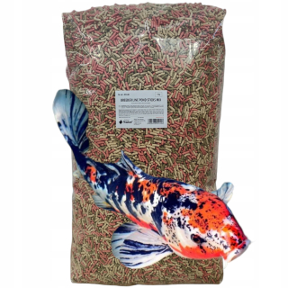 KOI PREMIUM MIX 50L 4kg KRMIVO PRE RYBY PLÁVAJÚCE TYČKY 3 FARBY