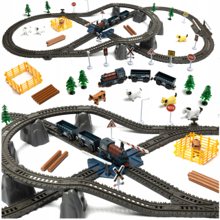 LEGO súprava - Elektrické fronty XXL nákladné vlaky Zvieratá