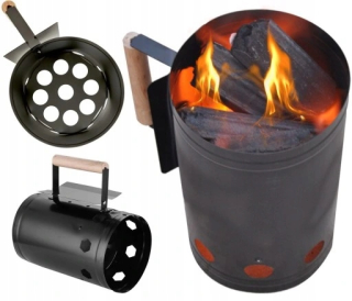 KOMÍN NA ZAPÁLENIE BBQ GRILU NA UHĽNÉ BRIKETY