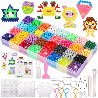 Kreatívna sada - Aqua Aqua Beads Veľká sada 6000EL Magic Beads Creative Children's Hračky