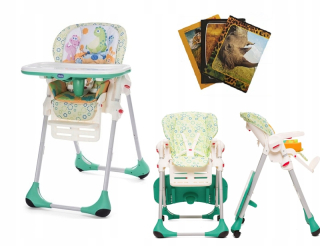 Stolicka na krmenie - Chicco Polly 2in1 Dino Food Stolička