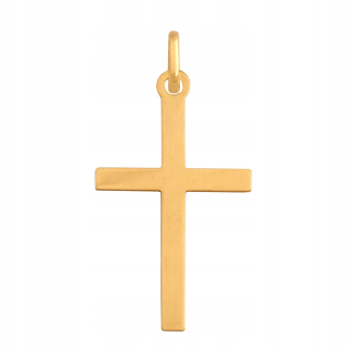 VEĽKÝ ZLATÝ KRÍŽ PR. 585 + GRAVÍR
