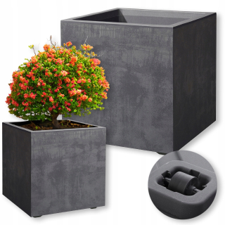 Balkónový box 49 x 49 cm, plast