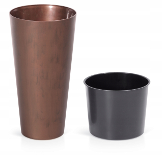 Prosperplast kvetináč 30 cm x 30 x 57,2 cm priemer 30 cm plastové odtiene hnedej a béžovej