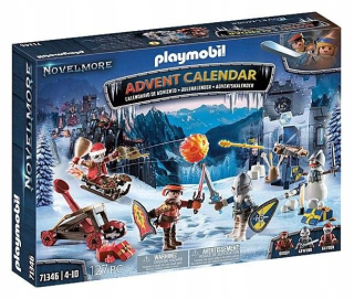 Stavebnica, slamky - Advent Calendar Playmobil Romanmore: Battle of Snow 71346