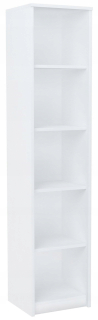 Knižnica Matkam Bodo 40 cm x 182 cm x 35 cm biela