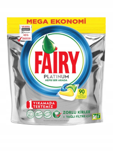FAIRY PLATINUM kapsule DO UMÝVAČKY RIADU 90 kusov MEGA BALENIE