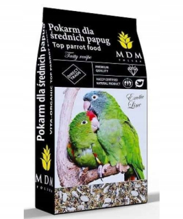 Krmivo pre papagáje - Jedlo pre stredne veľké papagáje 10 kg mdm prémiové pŚ