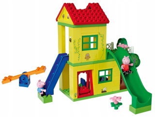 Stavebné bloky Playbig Bloxx Detské ihrisko Peppa Pig 75 prvkov