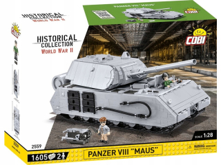 Stavebnica, slamky - COBI druhá svetová vojna Panzer VIII MAUS 2559 blokov