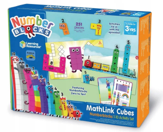 Logická hračka - Bloky, matematické kocky, 1-10, kocky Mathlink