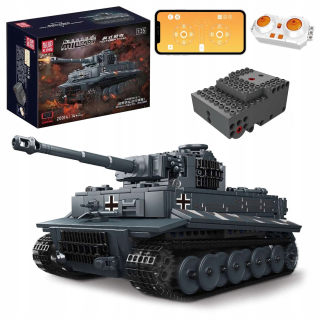 Stavebnica, slamky - Bloky Mold King, tank TIGER na diaľkové ovládanie