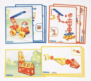 Stavebnica, slamky - Mobilo Construction Blocks 172 El.