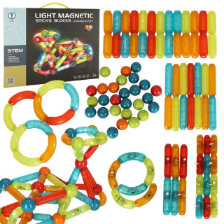Magnetická stavebnica - Magnetické bloky MAGICKÝ MAGNET 162KS 7212A