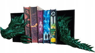 Book Nook - Magické podpery na knihy s témou Fourth Wing a Pán Prsteňov
