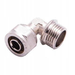 Šróbovacie koleno PEX vonkajší závit 16 x 1/2"