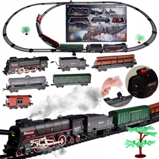 Elektrický vlakový vlak 185x99cm odparuje zvukový efekt RC0622