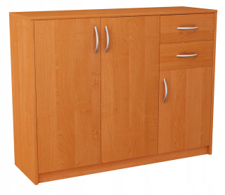 Matkam JULIA komoda 110 x 35 x 85 cm matná jelša
