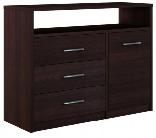 Komoda Matkam Bodo 98 x 35 x 75cm matný wenge