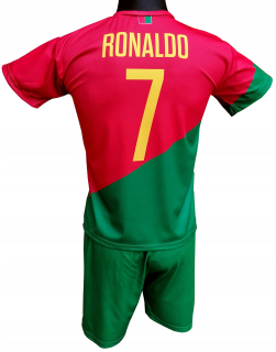 Basketbalová súprava - Futbalový set Ronaldo Portugalsko T -shirt + Shorts :: 134 cm