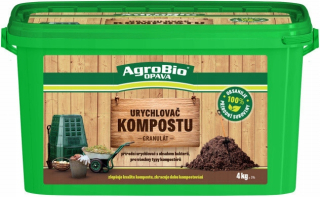 Organické, prírodné kompostovacie činidlo AgroBio granulát 4 kg