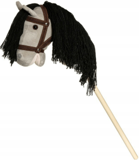Hojdací koník - Ruka na hobby hobby hobby Gray s zúžením 80 cm