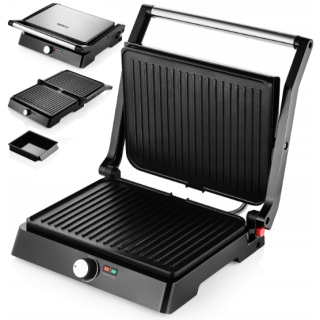 ELEKTRICKÝ GRIL SENDVIČOVAČ PANINI Hriankovač KERCH PUR 2700W