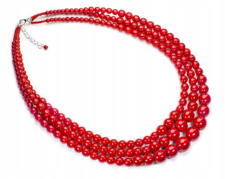 Red Rich Corals Krakow Glass Ensembles