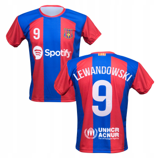 Basketbalové tričko - FC BARCELONA Lewandowski futbal t -shirt