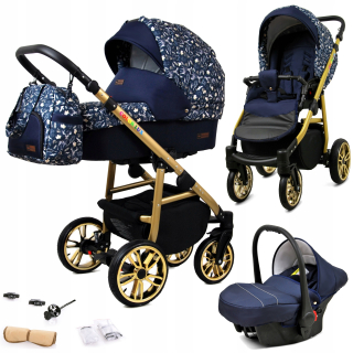 BabyLux Color Lux Forest Deer kočík 3v1