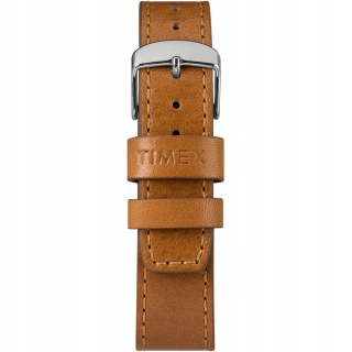 Originálny 20mm hnedý kožený remienok na hodinky Timex