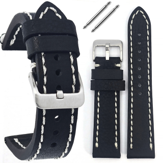 Kožený remienok na hodinky Tekla T-098.01W 20 mm