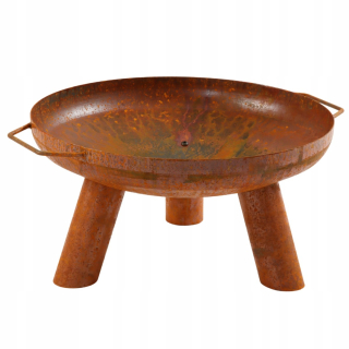Oceľová záhradná ohnisko Ohnisko Raw Steel skrutkované Corfu 98 cm