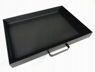 Krbový popolník na gril betónový tehlový gril 48x34 cm plech 3mm