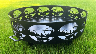 Steelyhouse oceľové záhradné ohnisko 80cm VZORY