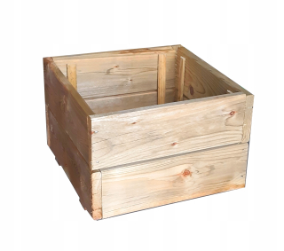 Kvetináč TOM-DREW 40 cm x 40 x 28 cm, drevo, odtiene zelenej