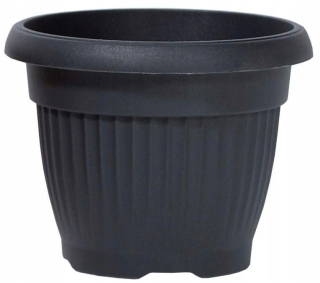 Kvetináč Prosperplast 40 cm x 40 x 31,5 cm priemer 40 cm plastový čierny