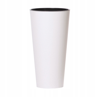 Prosperplast kvetináč 25 cm x 25 x 47,6 cm priemer 25 cm plastový biely