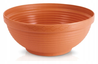 Kvetináč Prosperplast 65 cm x 65 x 24 cm priemer 62 cm plastové odtiene oranžovej