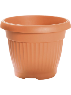 Kvetináč Prosperplast 40 cm x 40 x 31,5 cm priemer 40 cm plastové odtiene hnedej a béžovej