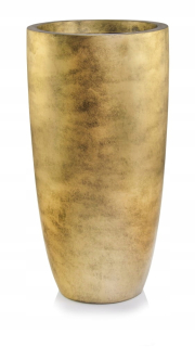 Záhradný kvetináč - Kvetináč Polnix 62 cm x 32 x 62 cm priemer 32 cm keramika odtiene žltej a zlatej