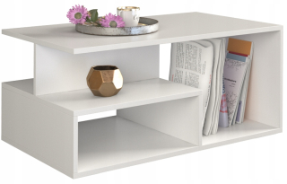 TopEshop PRIMA konferenčný stolík obdĺžnikový 51 x 90 x 43cm biely