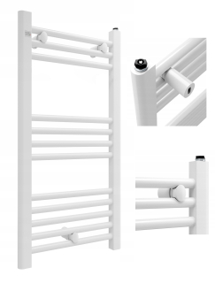 Granitan vodný kúpeľňový radiátor 273 W 400 x 800 mm biely