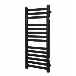 Vodný kúpeľňový radiátor Scano 647 W 630 x 1170 mm čierny