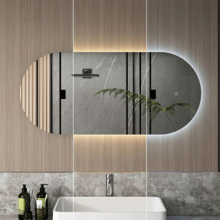 Kúpeľňové zrkadlo s LED osvetlením 110x50 cm Vicco