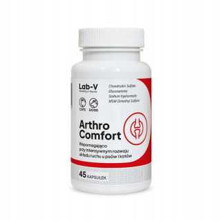 LAB-V Arthro Comfort podpora zdravia kĺbov pre psov a mačky 45 kapsúl
