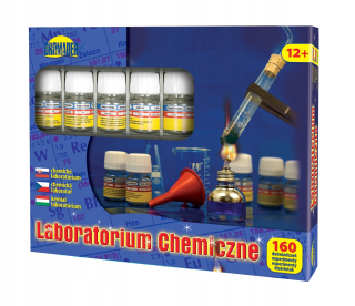 Sada pre malých chemikov - Chemické laboratórium malý chemik 160 skúseností