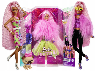 Barbie bábika - Barbie Extra Doll Set Doll Clothes Dog